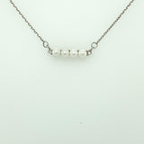 Necklace n1254 - 925 Sterling Silver - Asfour Crystal