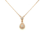 Necklace n1502 - 925 Sterling Silver - Asfour Crystal