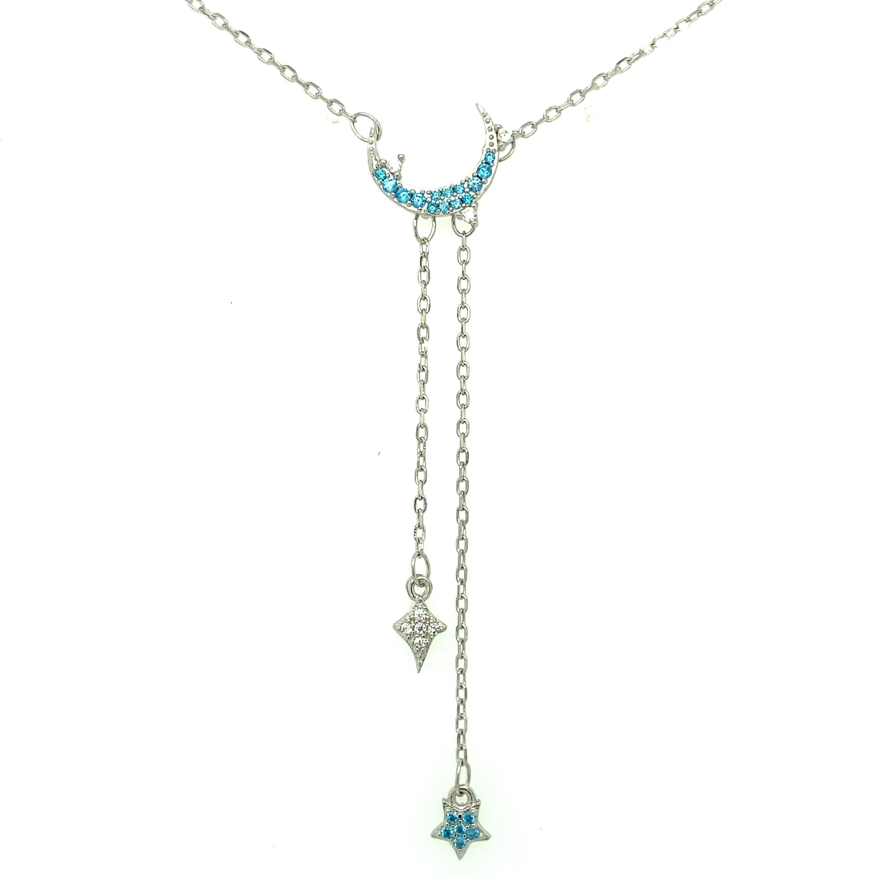 Asfour-Crystal-accessories-Necklace-n1545-s-925-Sterling-Silver