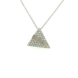 Necklace n1588 - 925 Sterling Silver - Asfour Crystal